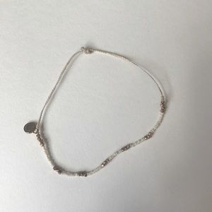 Rose gold and white pura vida bracelet